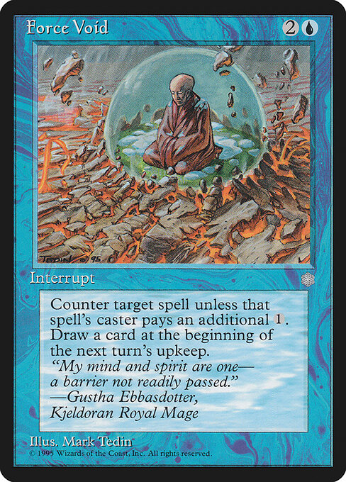 Force Void - Ice Age Magic card