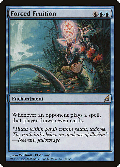 强迫结实 (Forced Fruition) - Lorwyn (#66) - Illustrated by William O'Connor - Magic: The Gathering Card