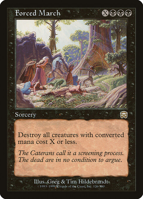 Forced March - Mercadian Masques Magic card