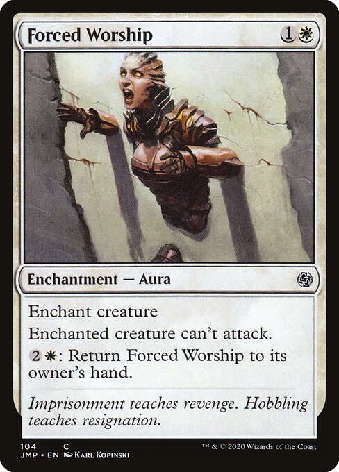Forced Worship - Jumpstart Magic card