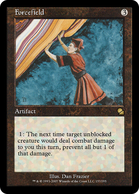 Forcefield - Masters Edition (#157) - Illustrated by Dan Frazier - Magic: The Gathering Card