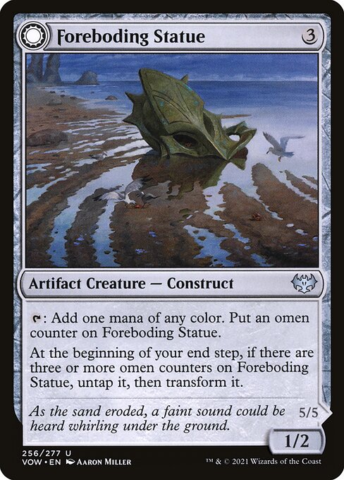 Foreboding Statue // Forsaken Thresher - Innistrad: Crimson Vow Magic card
