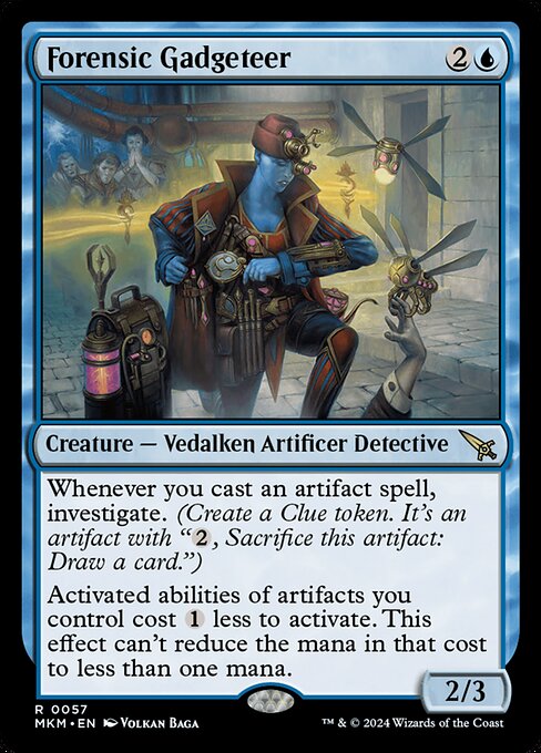 Forensic Gadgeteer - Murders at Karlov Manor Magic card