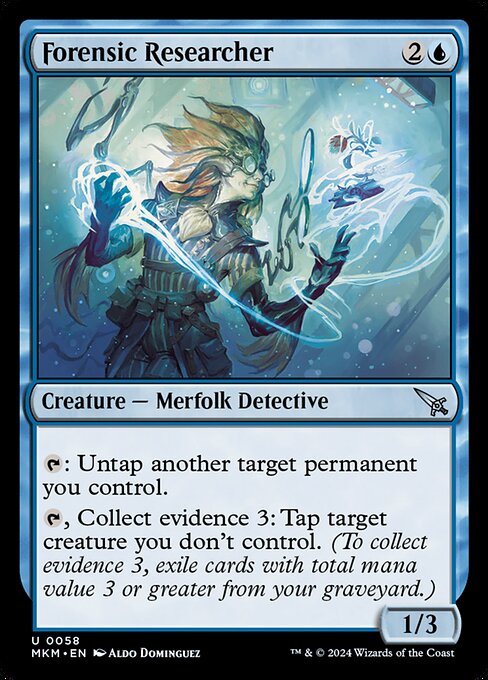 Forensic Researcher - Murders at Karlov Manor Magic card