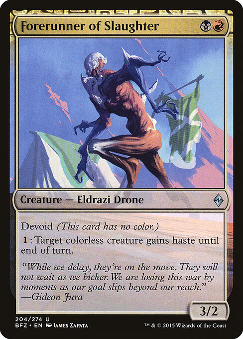 Forerunner of Slaughter - Battle for Zendikar Magic card