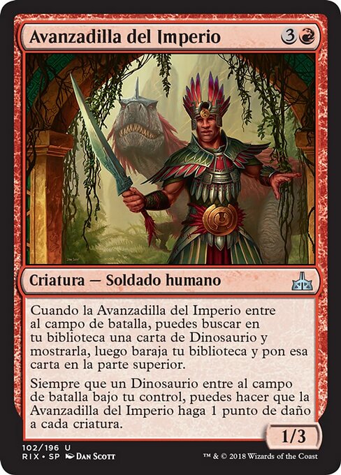 Vorbote des Imperiums (Forerunner of the Empire) - Rivals of Ixalan (#102) - Illustrated by Dan Murayama Scott - Magic: The Gathering Card
