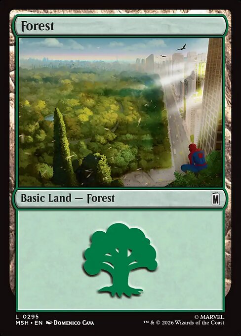 Forest - Marvel Super Heroes Magic card