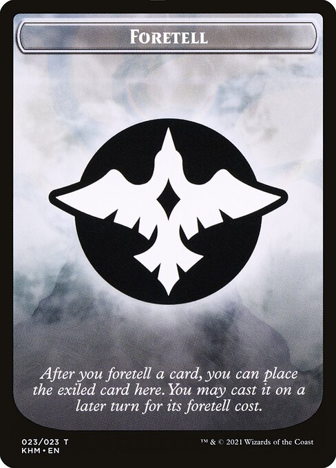 Foretell - Final Fantasy Commander Tokens (#10) - Illustrated by Gal Or - Magic: The Gathering Card