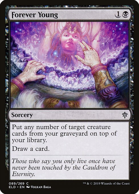 Forever Young - Throne of Eldraine Magic card