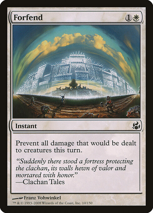 Verhüten (Forfend) - Morningtide (#10) - Illustrated by Franz Vohwinkel - Magic: The Gathering Card