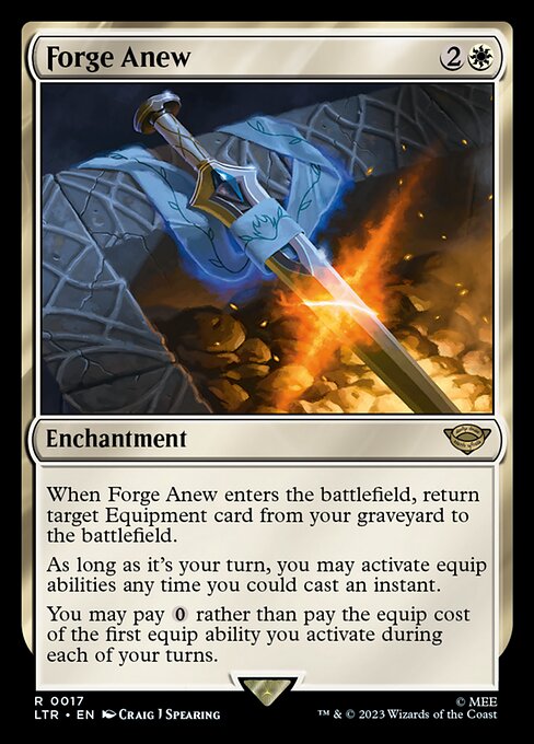 Forge Anew - The Lord of the Rings: Tales of Middle-earth Magic card