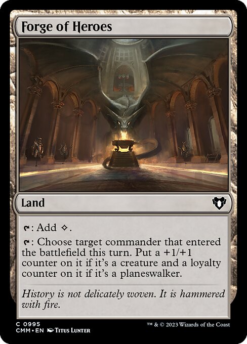 Forge of Heroes - Commander Masters (#995) - Illustrated by Titus Lunter - Magic: The Gathering Card