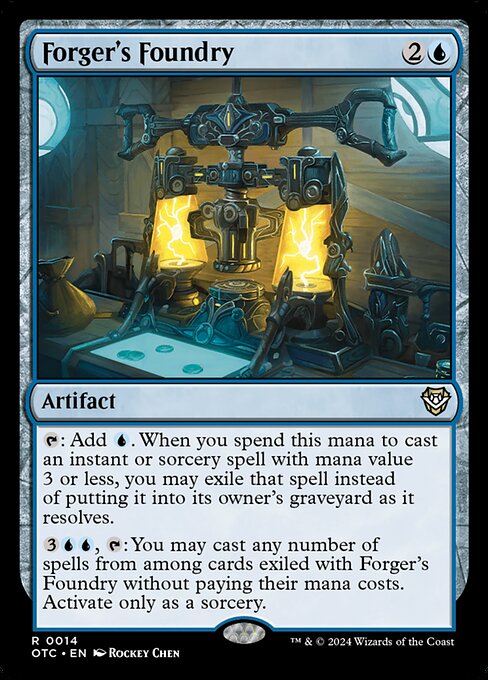 Forger's Foundry - Outlaws of Thunder Junction Commander Magic card