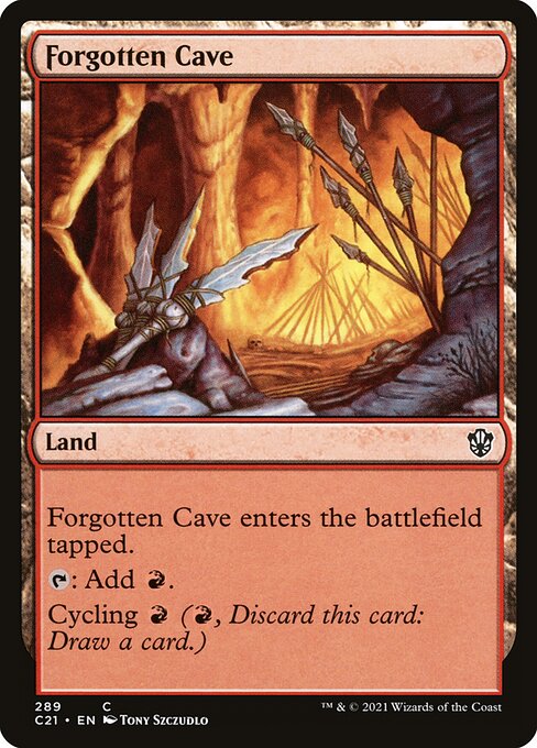 Forgotten Cave - Commander 2021 Magic card