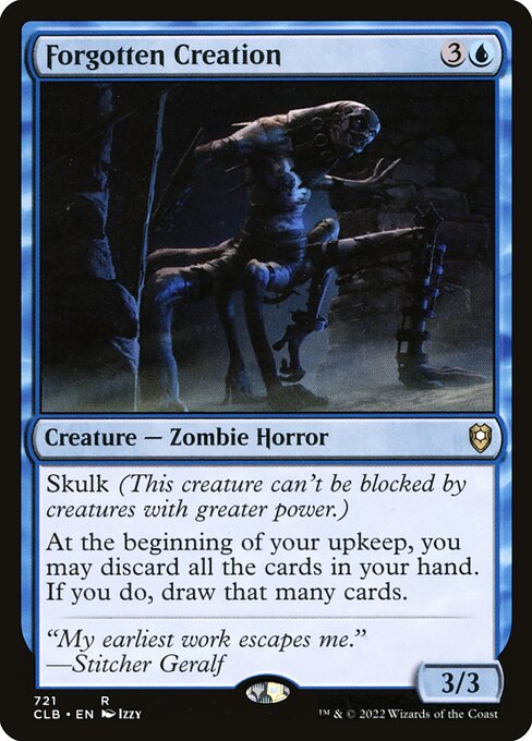 Forgotten Creation - Commander Legends: Battle for Baldur's Gate Magic card