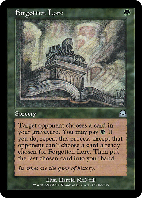 Forgotten Lore - Masters Edition II Magic card