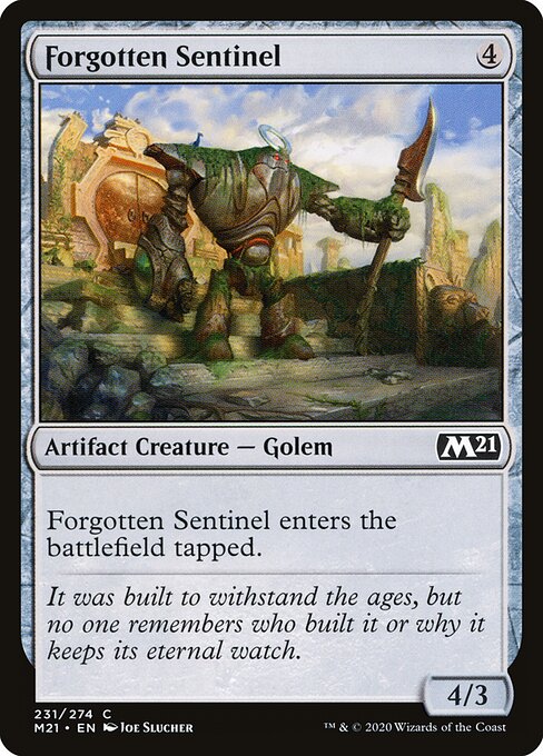 Forgotten Sentinel - Core Set 2021 Magic card