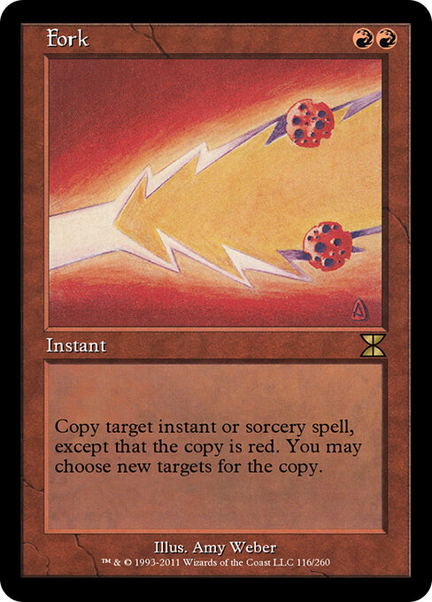 Fork - Masters Edition IV (#116) - Illustrated by Amy Weber - Magic: The Gathering Card