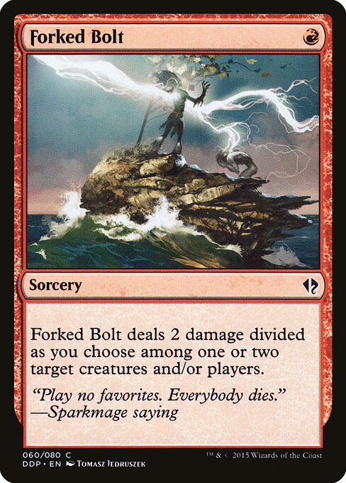 Forked Bolt - Duel Decks: Zendikar vs. Eldrazi Magic card