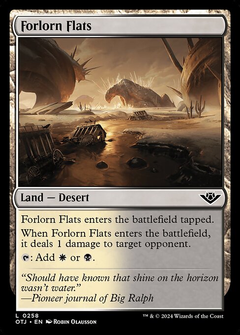 Forlorn Flats - Outlaws of Thunder Junction Magic card