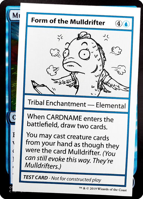Form of the Mulldrifter - Mystery Booster Playtest Cards 2021 Magic card