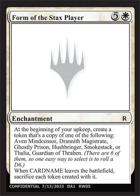 Form of the Stax Player - Unknown Event Magic card