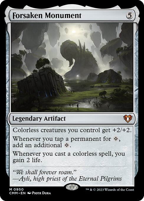 Forsaken Monument - Commander Masters Magic card