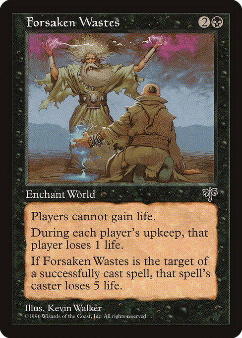 Forsaken Wastes - Mirage Magic card