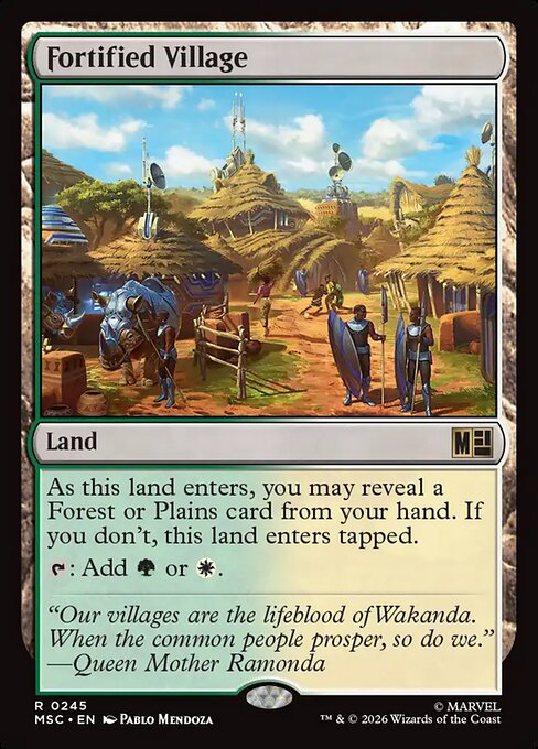 Fortified Village - Marvel Super Heroes Commander Magic card