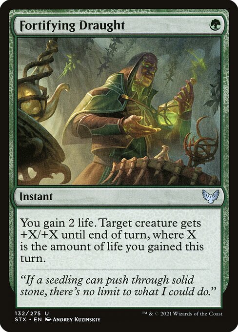 Fortifying Draught - Strixhaven: School of Mages Magic card