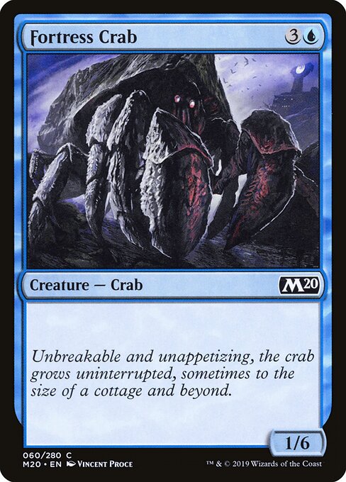 Fortress Crab - Core Set 2020 Magic card