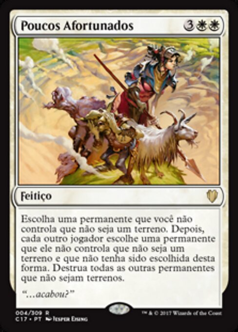 Pochi Fortunati (Fortunate Few) - Commander 2017 (#4) - Illustrated by Jesper Ejsing - Magic: The Gathering Card