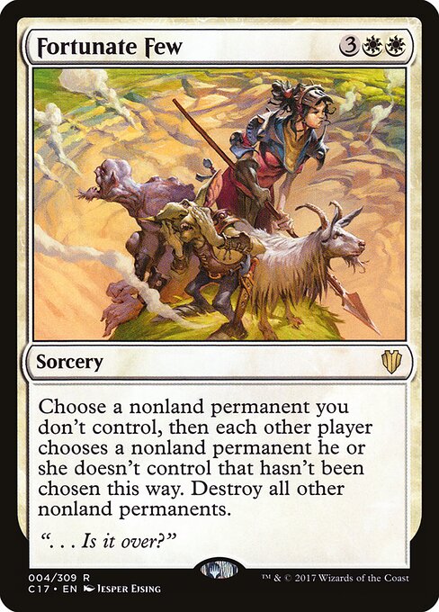Fortunate Few - Commander 2017 Magic card