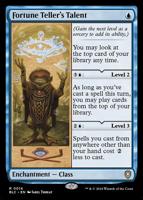 Fortune Teller's Talent - Bloomburrow Commander Magic card