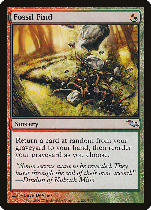 Fossil Find - Shadowmoor Magic card