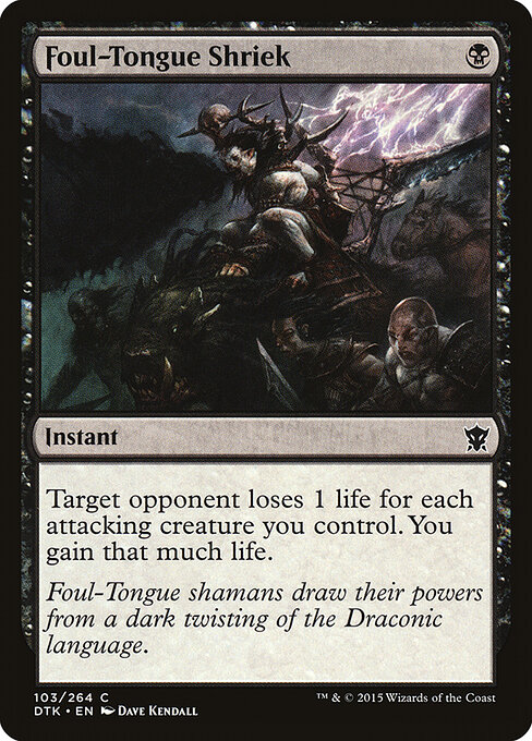 Foul-Tongue Shriek - Dragons of Tarkir Magic card