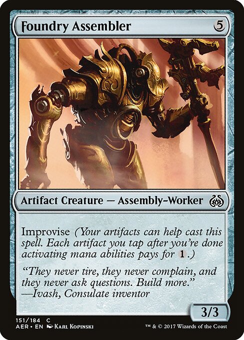 Foundry Assembler - Aether Revolt Magic card