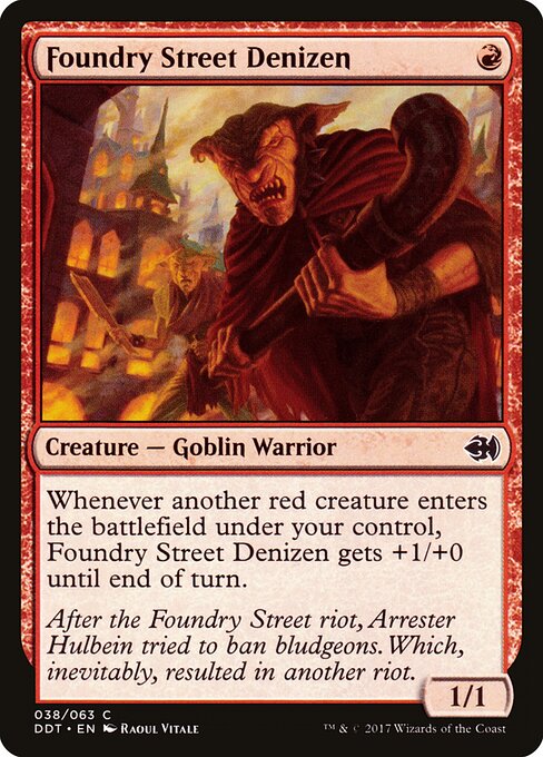 Foundry Street Denizen - Duel Decks: Merfolk vs. Goblins Magic card