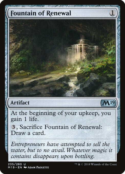 Fountain of Renewal - Core Set 2019 Magic card