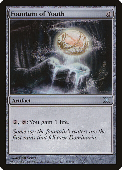 Fountain of Youth - Tenth Edition (#323) - Illustrated by Dan Murayama Scott - Magic: The Gathering Card