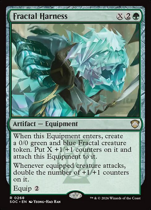 Fractal Harness - Secrets of Strixhaven Commander (#268) - Illustrated by Yeong-Hao Han - Magic: The Gathering Card