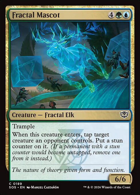 Fractal Mascot - Secrets of Strixhaven Magic card