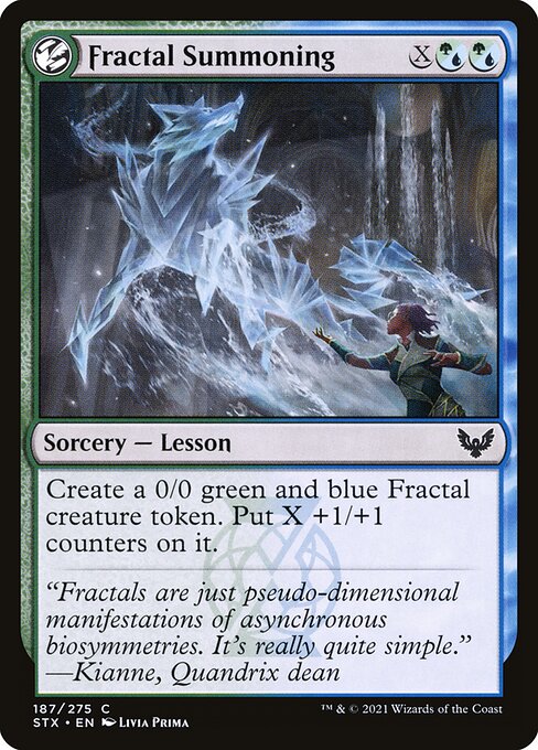 Fractal Summoning - Strixhaven: School of Mages Magic card