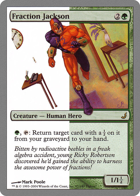 Fraction Jackson - Unhinged (#97) - Illustrated by Mark Poole - Magic: The Gathering Card