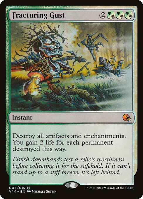 Fracturing Gust - From the Vault: Annihilation (#7) - Illustrated by Michael Sutfin - Magic: The Gathering Card