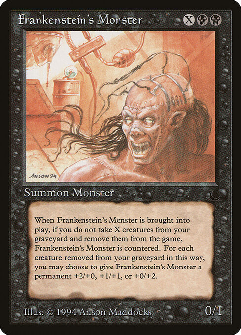 Frankenstein's Monster - The Dark Magic card