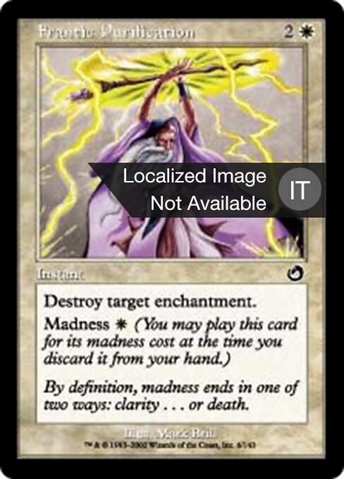 Purificación frenética (Frantic Purification) - Torment (#6) - Illustrated by Mark Brill - Magic: The Gathering Card