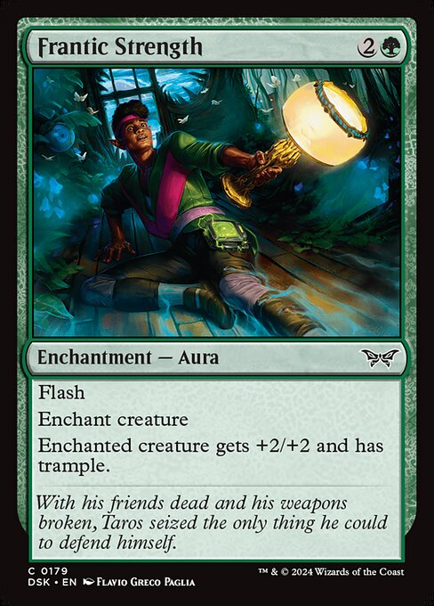 Frantic Strength - Duskmourn: House of Horror Magic card
