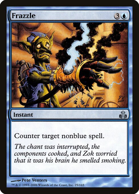 Logorare (Frazzle) - Guildpact (#25) - Illustrated by Pete Venters - Magic: The Gathering Card