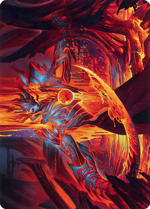 Free from Flesh // Free from Flesh - Phyrexia: All Will Be One Art Series (#27) - Illustrated by Isis - Magic: The Gathering Card